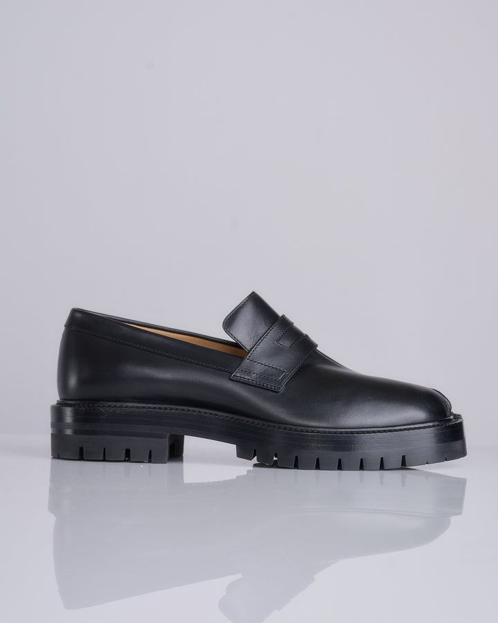 Maison Margiela Tabi County Loafer Box Calf Black