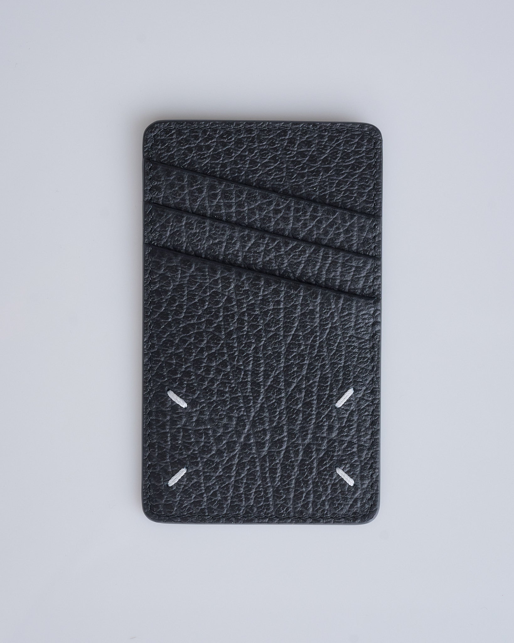 Maison Margiela 蛇腹CARD CASE Maison Margiela Vertical Card Holder Black – LESS 17