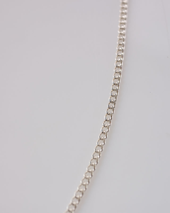 Maple 2.5mm Curb 60cm Chain Silver 925