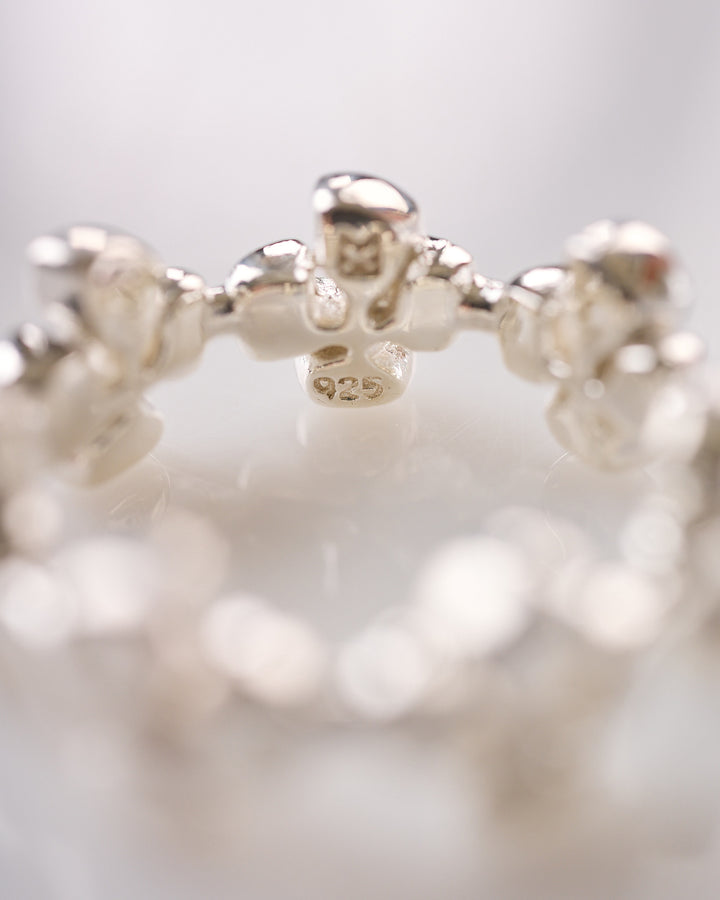 Maple Cross Ring 925 Silver