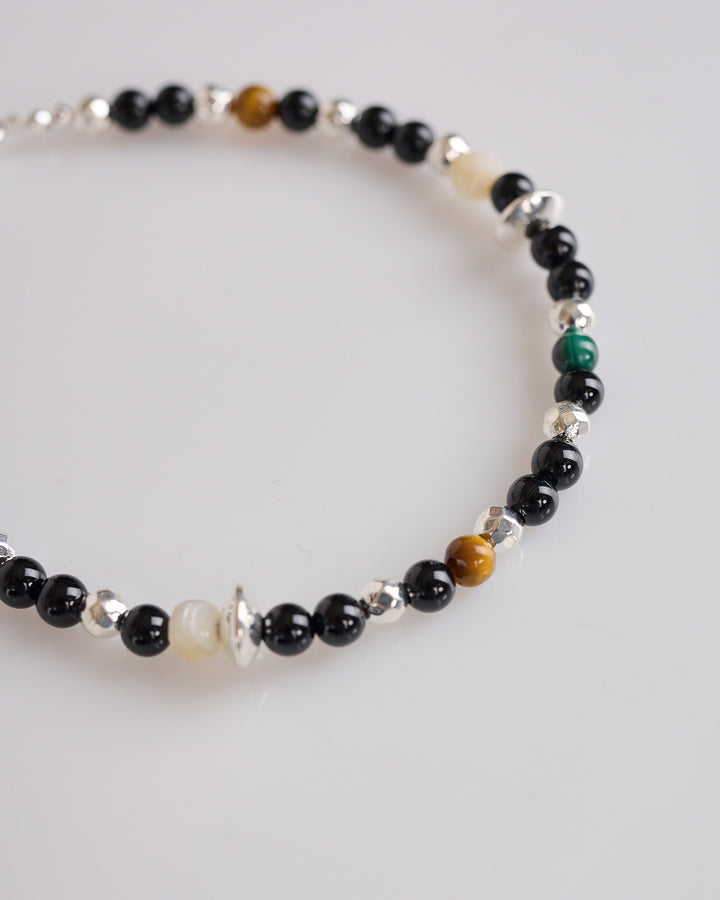 Maple Madina Bracelet Black Silver 925