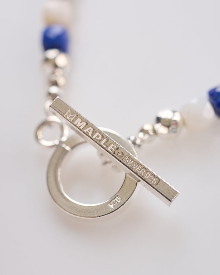 Maple Madina Bracelet Navy Silver 925
