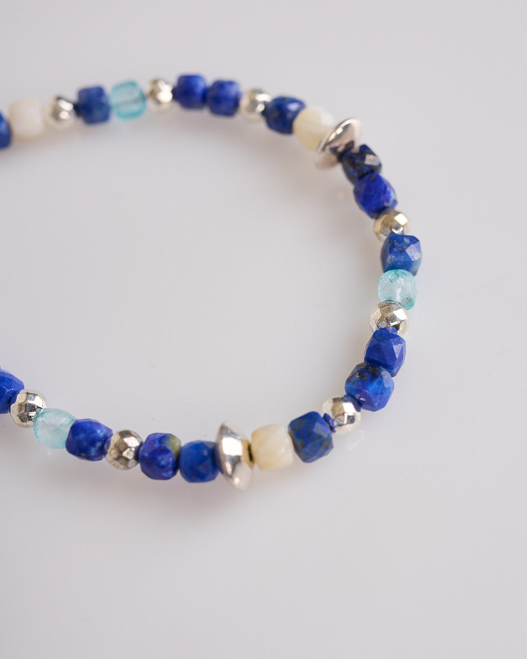 Maple Madina Bracelet Navy Silver 925