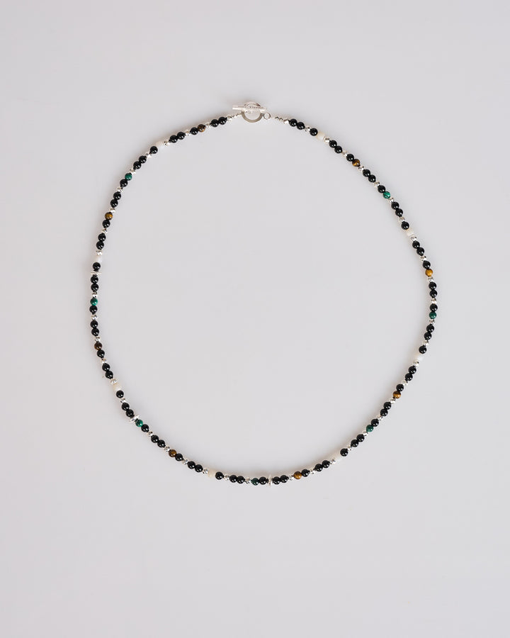 Maple Madina Necklace Black Silver 925