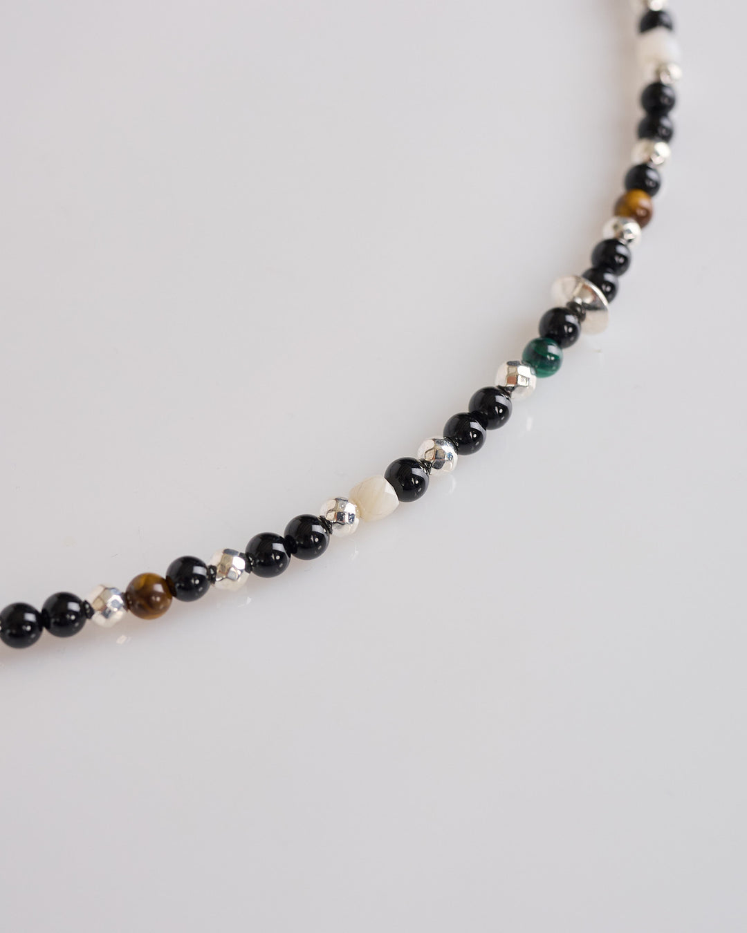 Maple Madina Necklace Black Silver 925