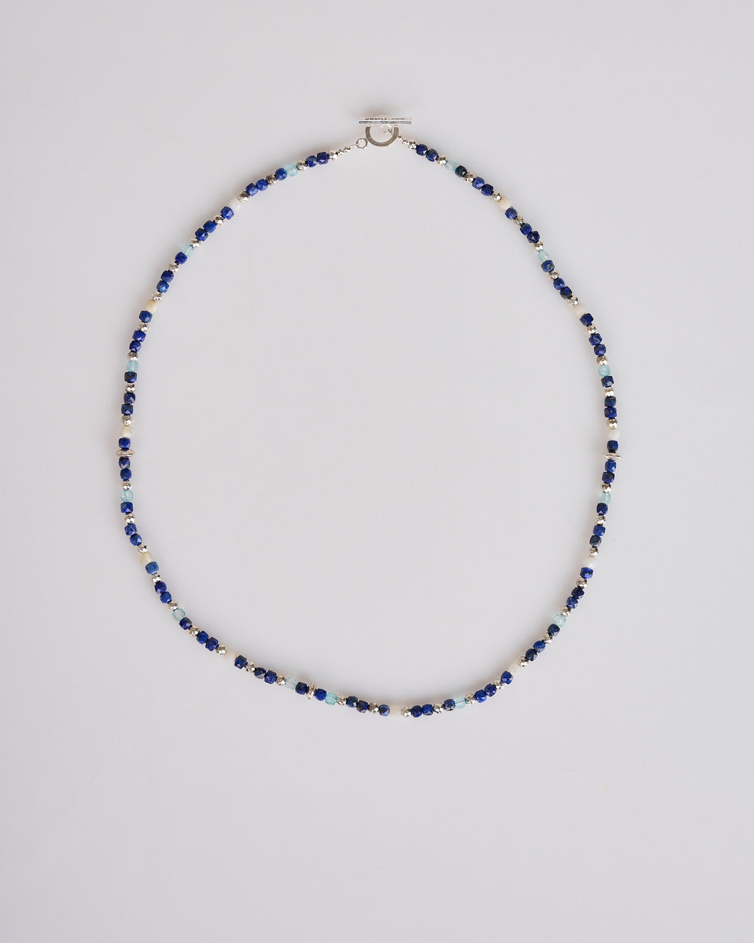Maple Madina Necklace Navy Silver 925