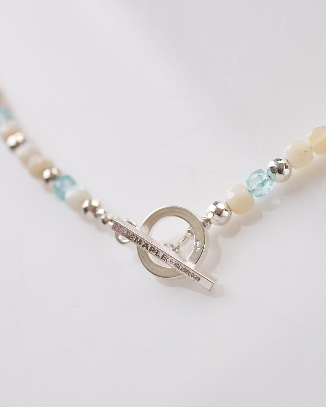 Maple Madina Necklace Off White Silver 925