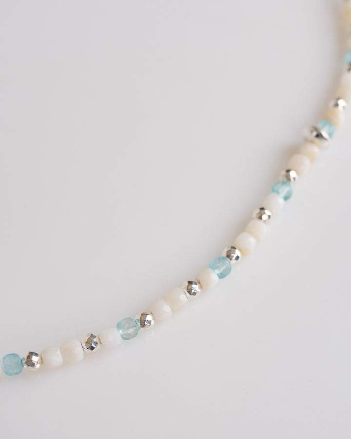 Maple Madina Necklace Off White Silver 925