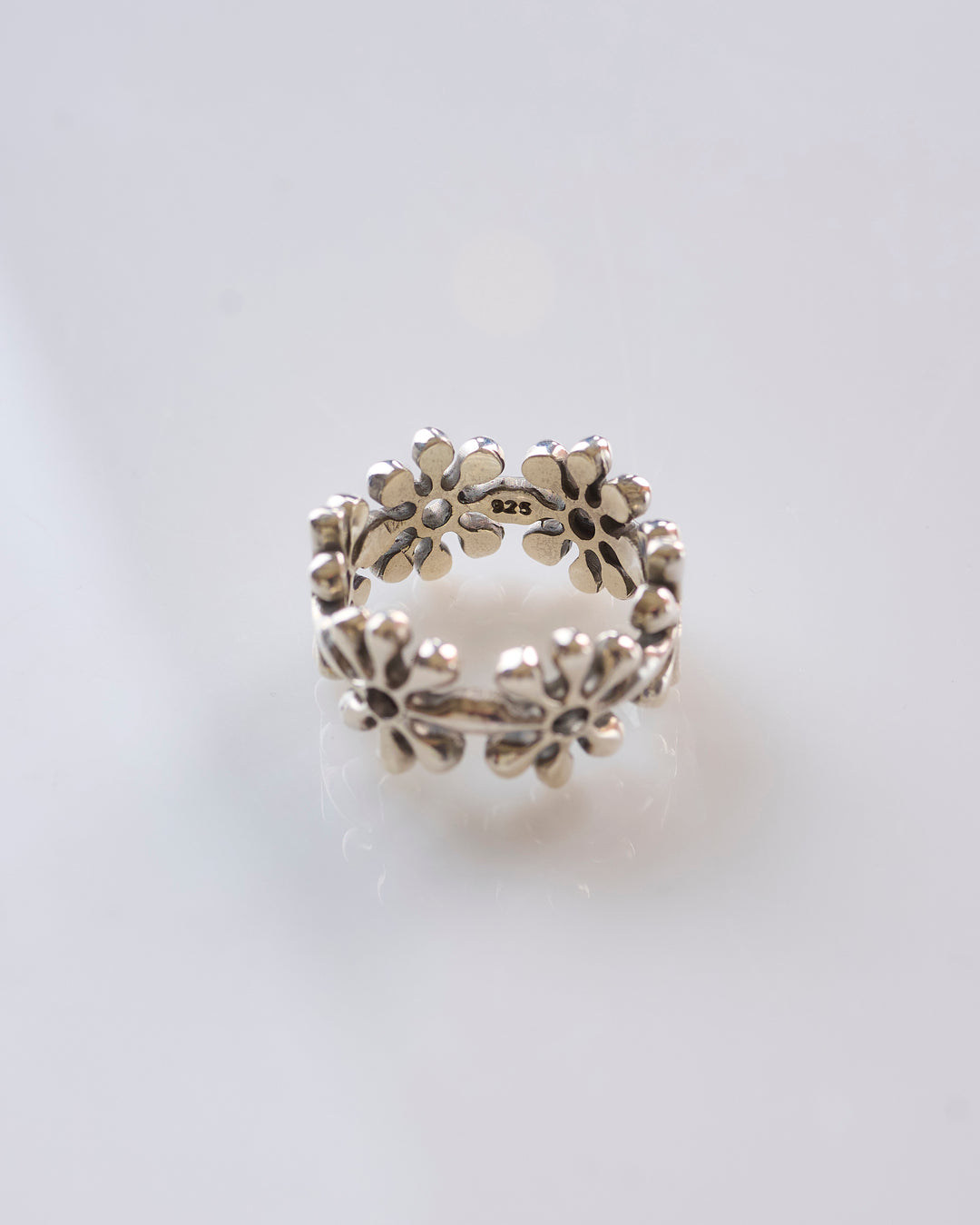 Maple Orbit Ring Silver 925