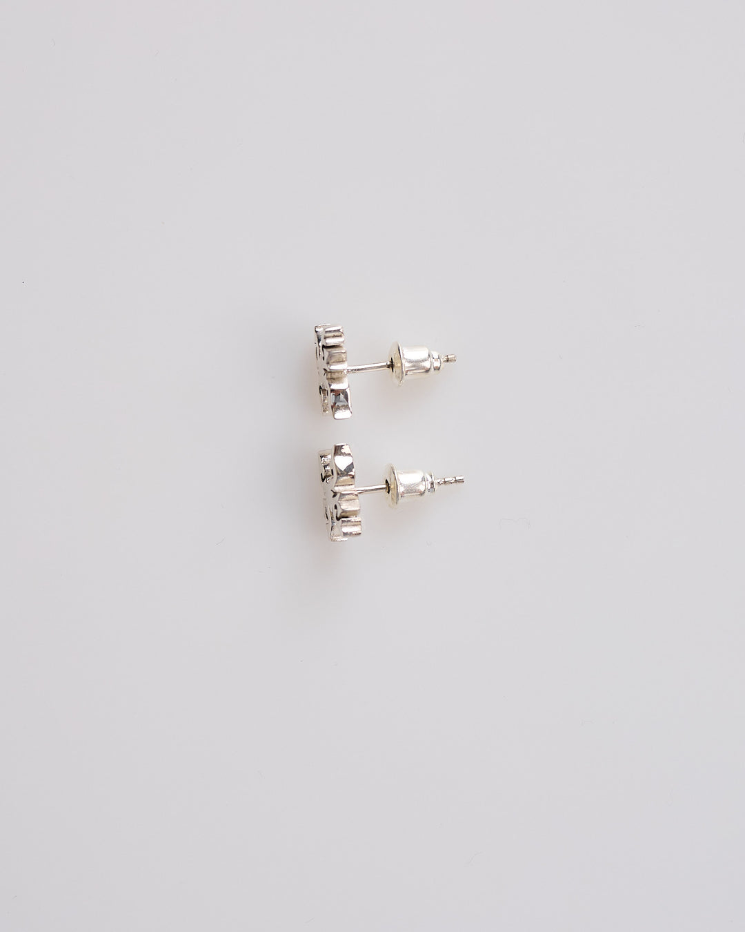Maple Spur Stud Earring Silver 925