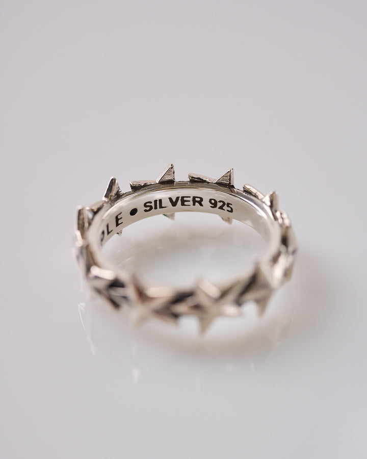 Maple Star Medium Ring Silver 925