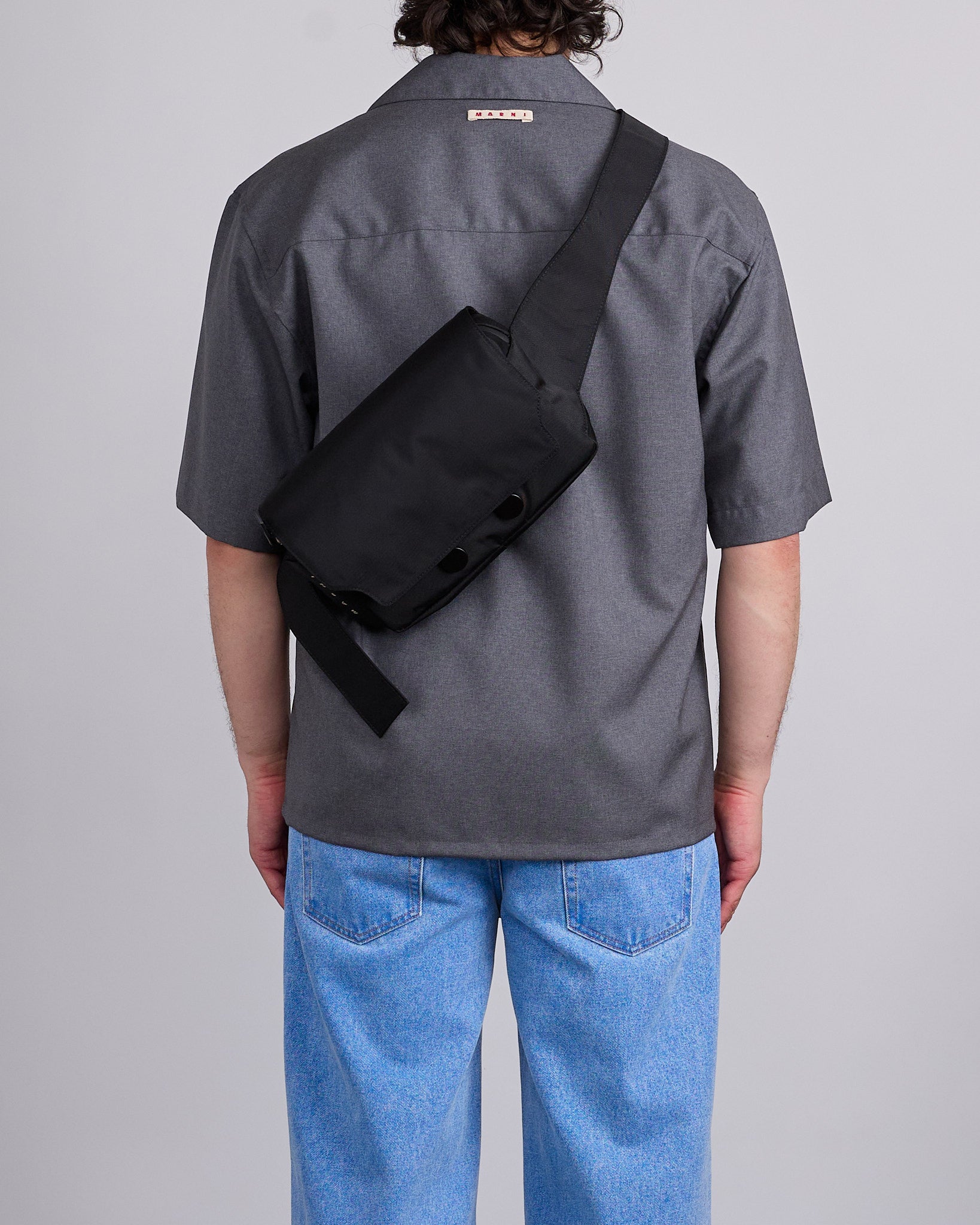 Marni Cityscape Tecno Cordura Bumbag Black – LESS 17