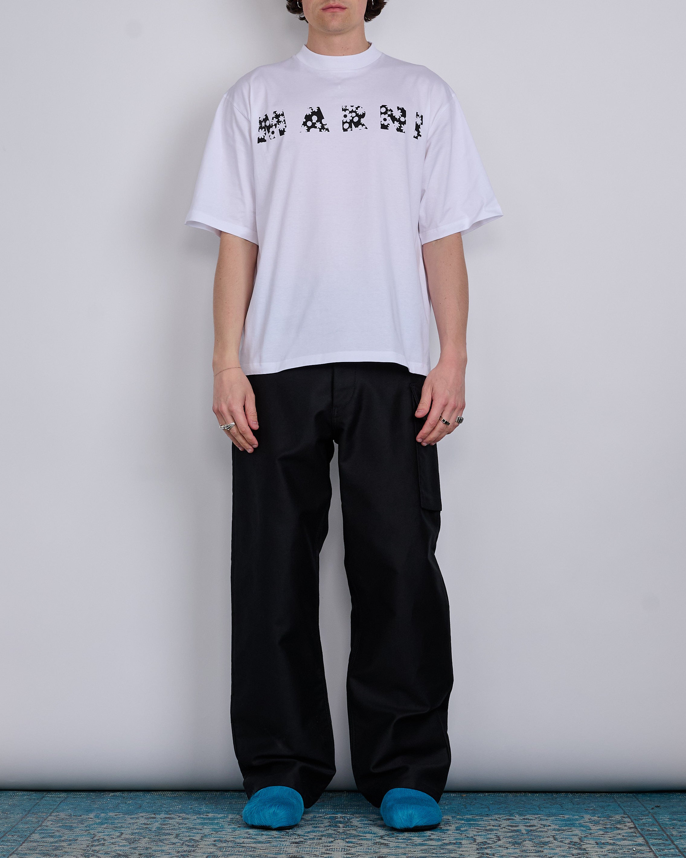 Marni Compact Cotton Moleskin Single Cargo Pant Black – LESS 17