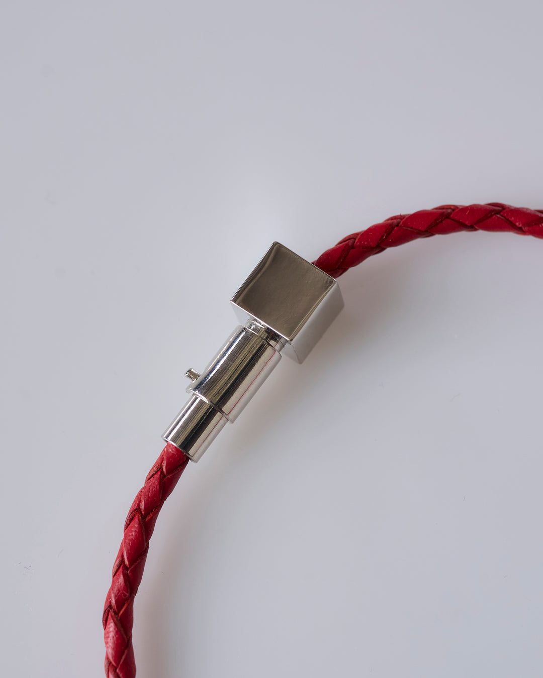 Marni Leather Horse Charm Bracelet Red