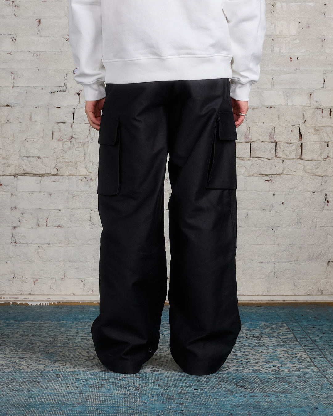 Marni Moleskin Cargo Pant Black