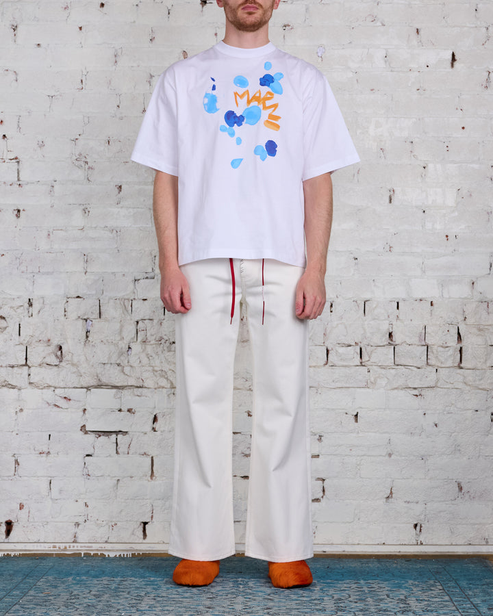 Marni Runway Denim Trouser Lily White