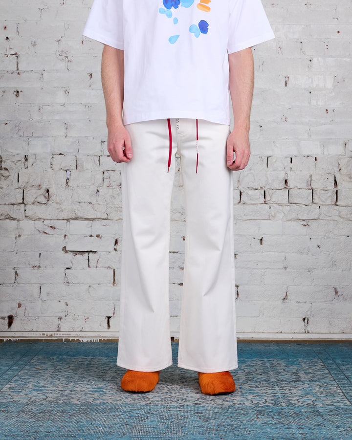 Marni Runway Denim Trouser Lily White