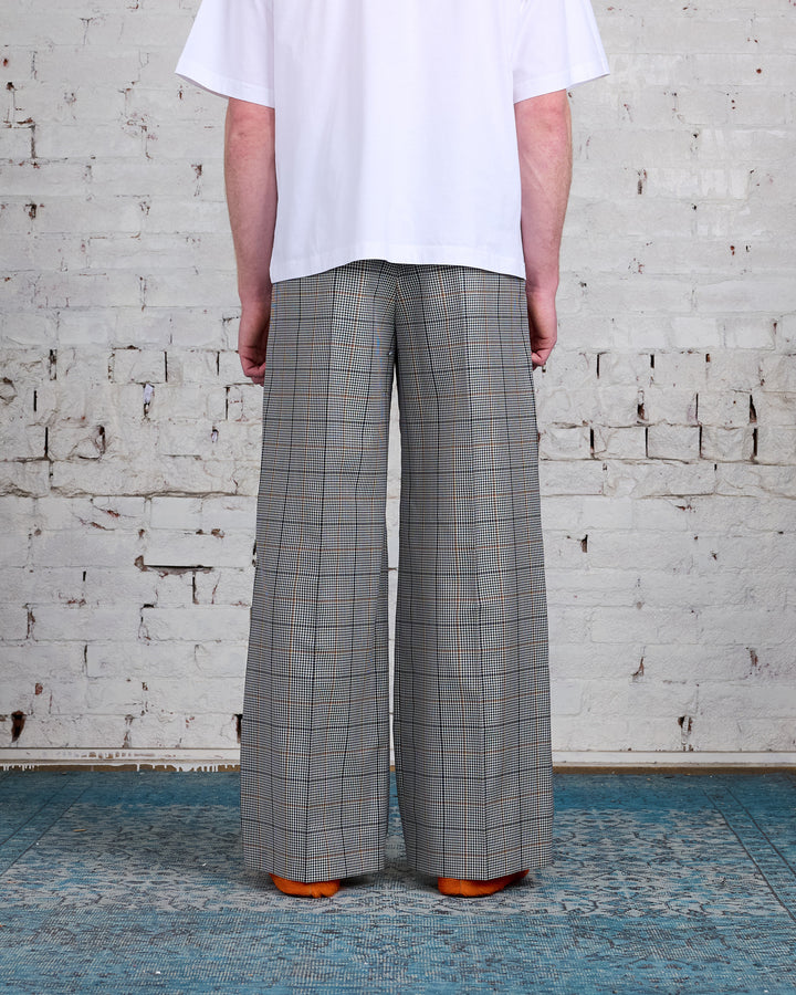 Marni Runway Suiting Trouser Blue-Black Plaid