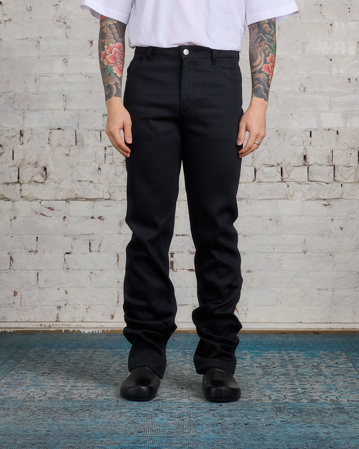 Marni Soft Denim Straight Jean Black