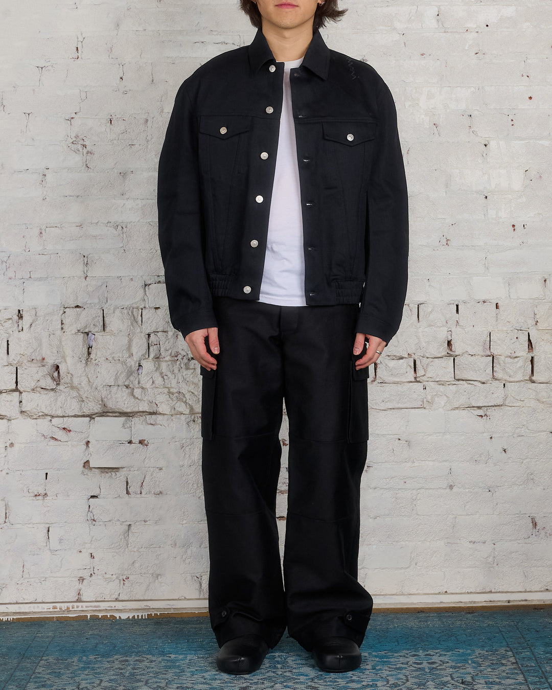 Marni Soft Denim Trucker Jacket Black