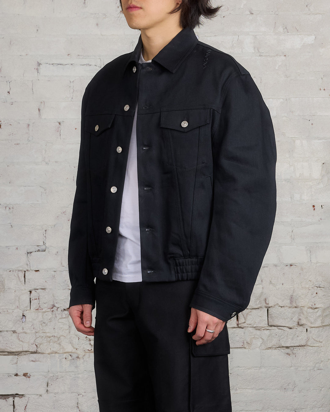 Marni Soft Denim Trucker Jacket Black