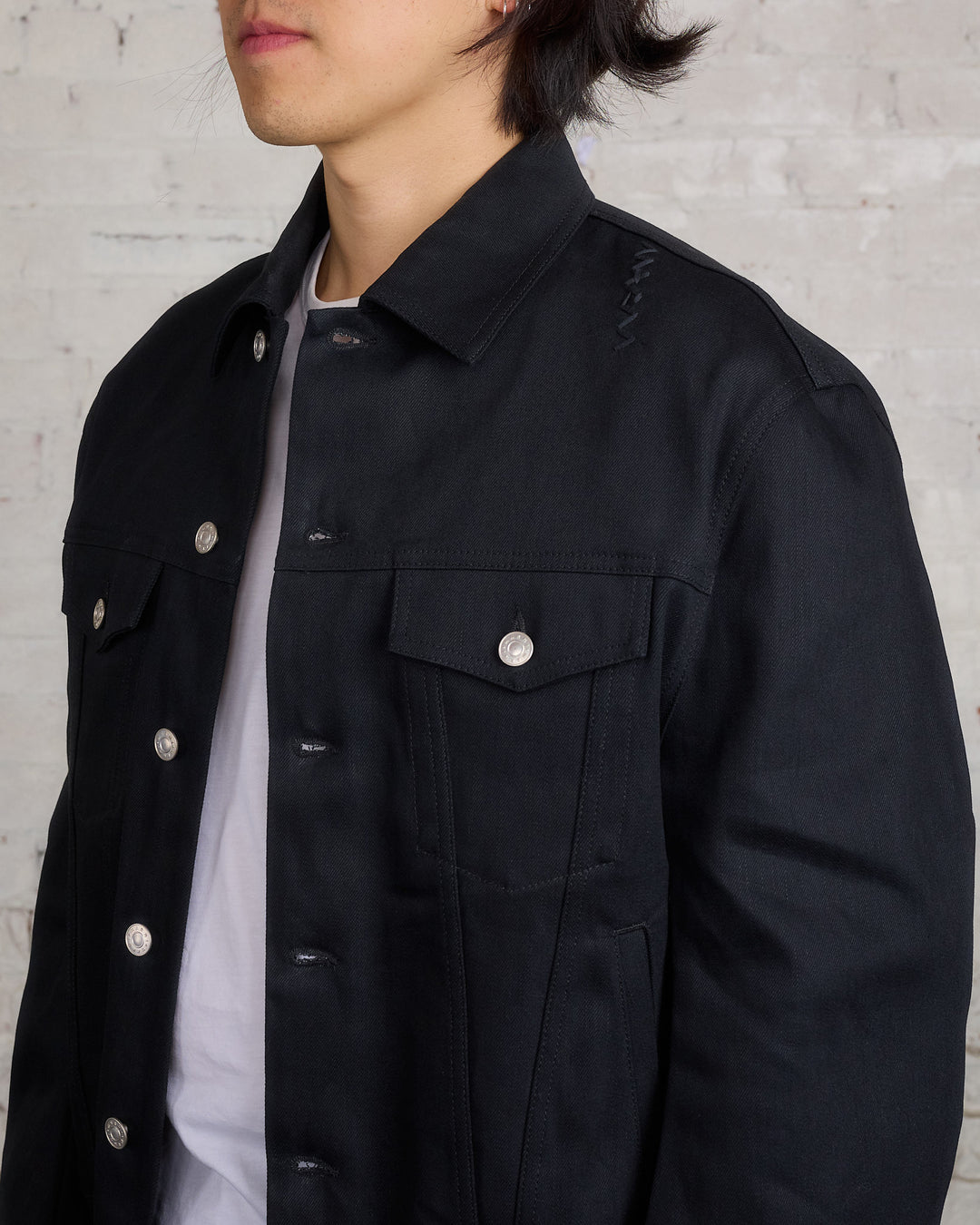 Marni Soft Denim Trucker Jacket Black