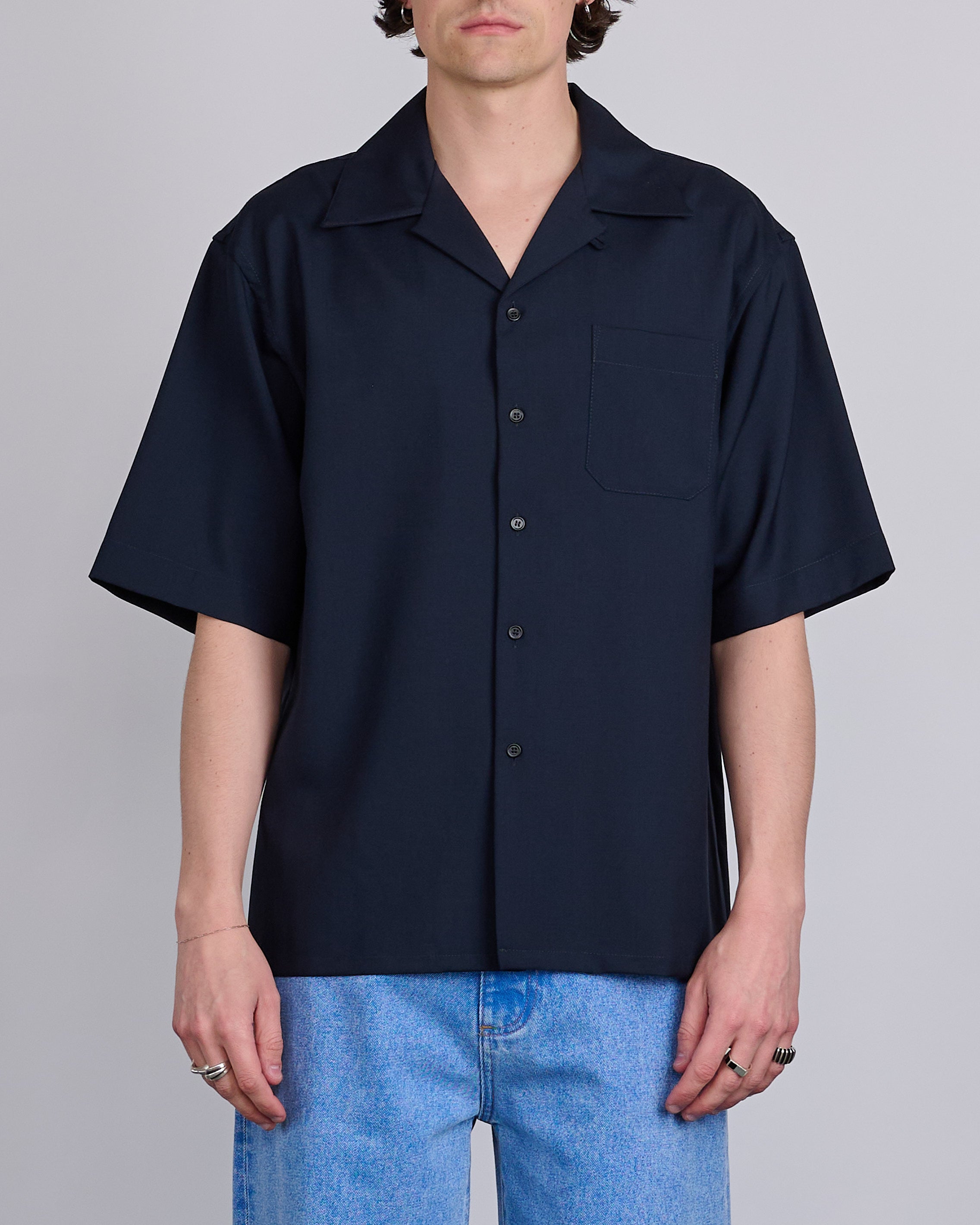 MARNI Tropicalwool Over Shorts 48 Marni GREY WOOL TAILORED SHORTS