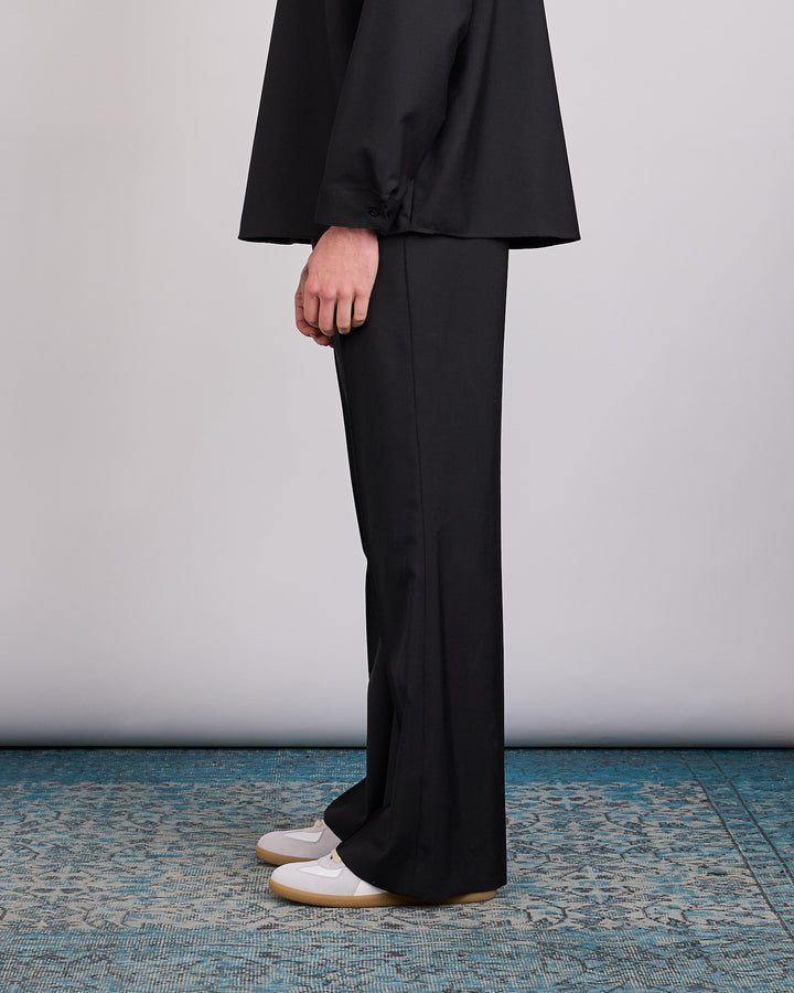 Marni Tropical Wool Flared Pant Black