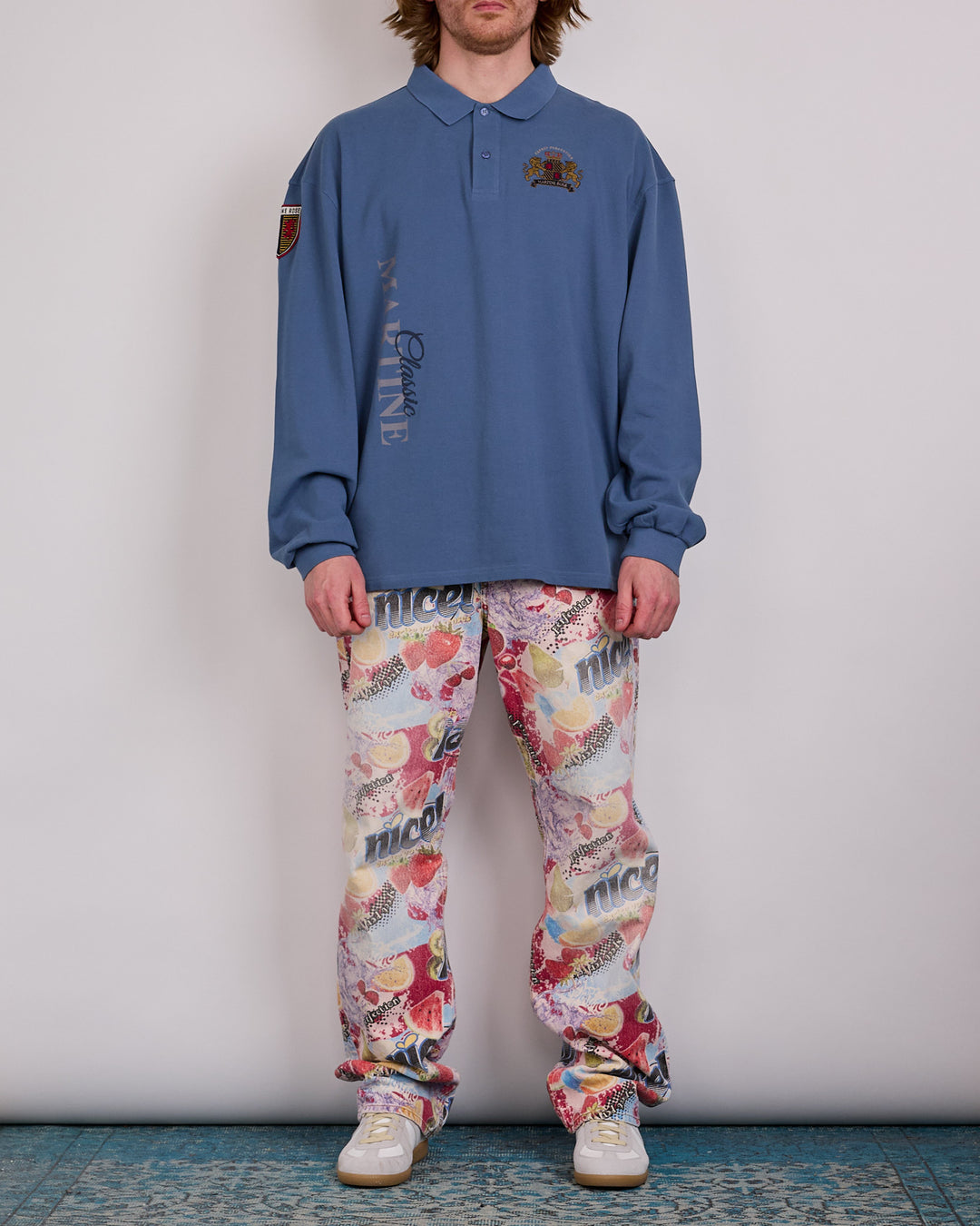 Martine Rose 5-Pocket Relaxed Fit Jean Multicolored Fruits