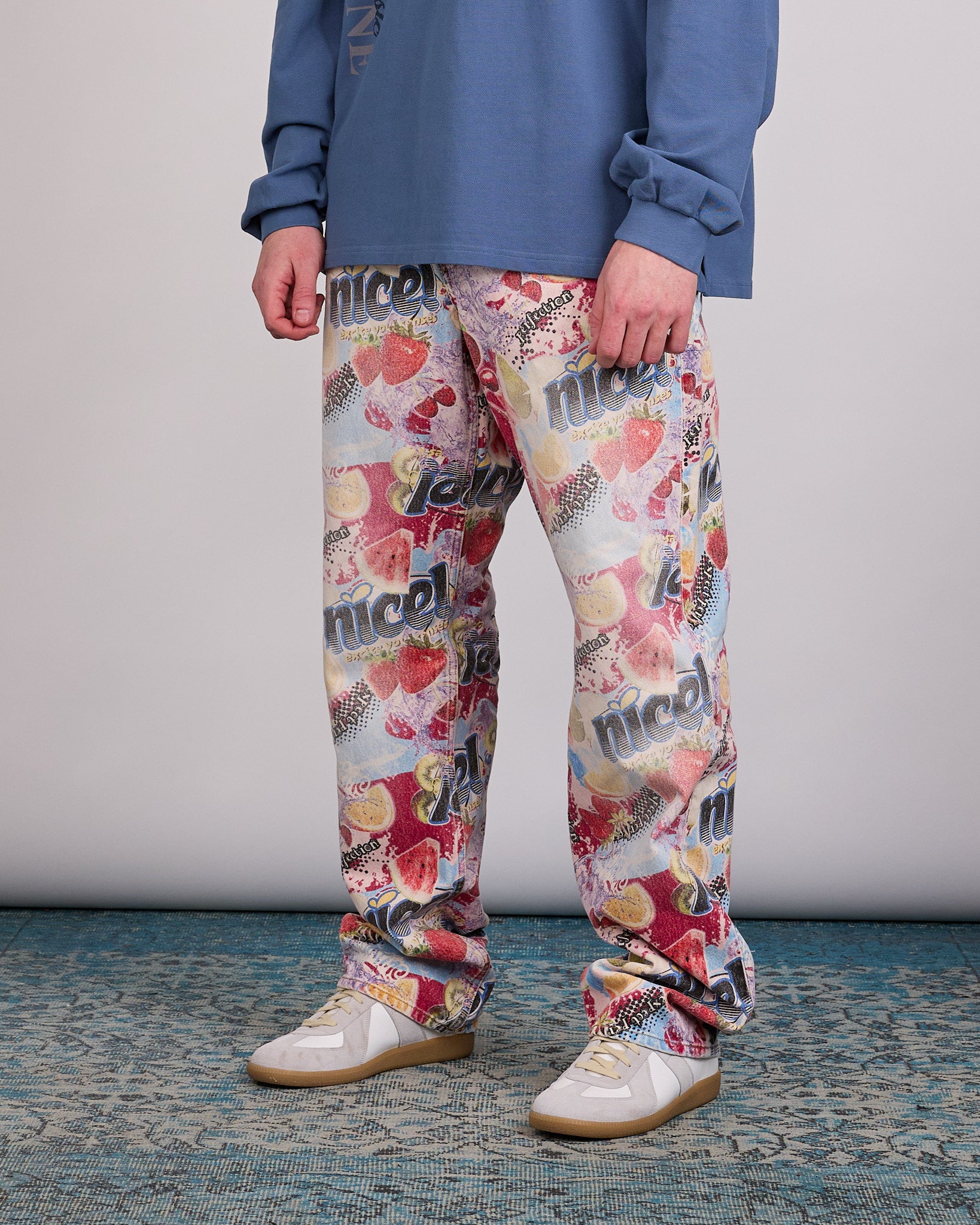 Martine Rose 5-Pocket Relaxed Fit Jean Multicolored Fruits – LESS 17