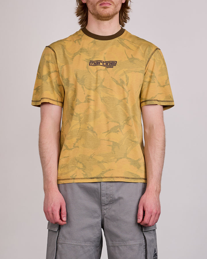 Martine Rose Classic T-Shirt Orange Camo