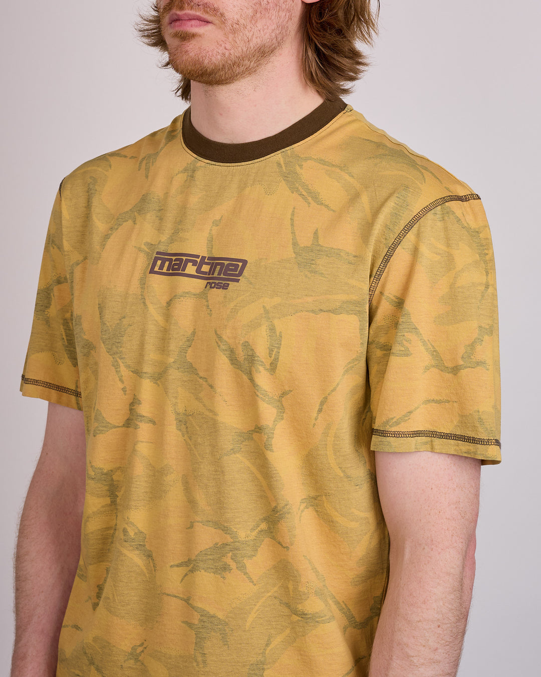 Martine Rose Classic T-Shirt Orange Camo