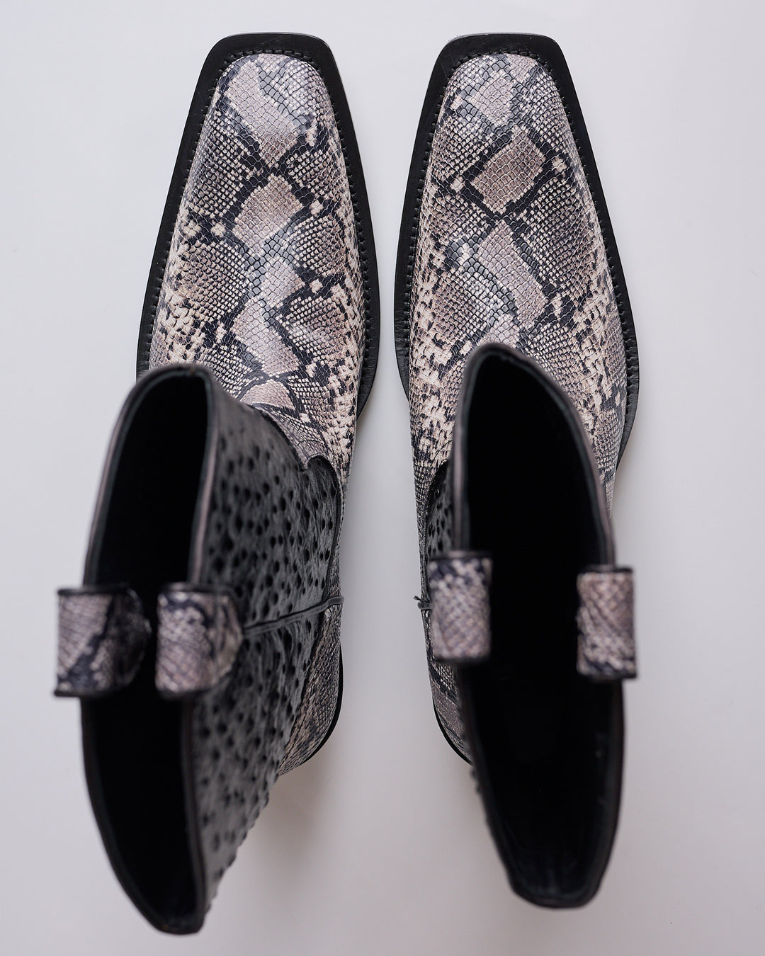 Martine Rose Cowboy Boot Grey/Black