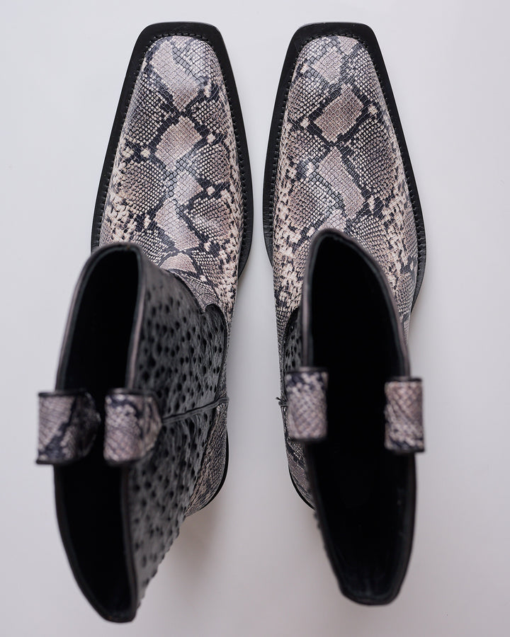 Martine Rose Cowboy Boot Grey/Black