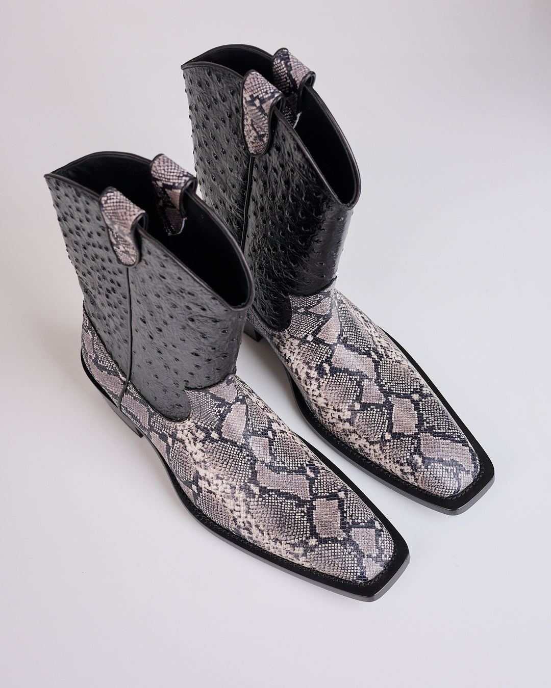 Martine Rose Cowboy Boot Grey/Black