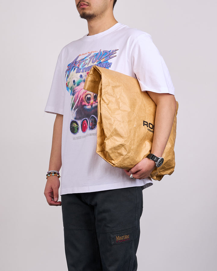 Martine Rose Foldable Bag Beige