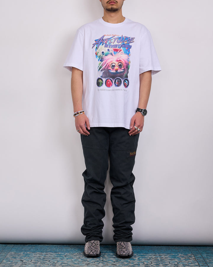 Martine Rose Fuzzies Classic T-Shirt White