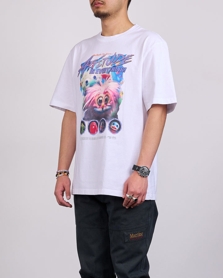 Martine Rose Fuzzies Classic T-Shirt White