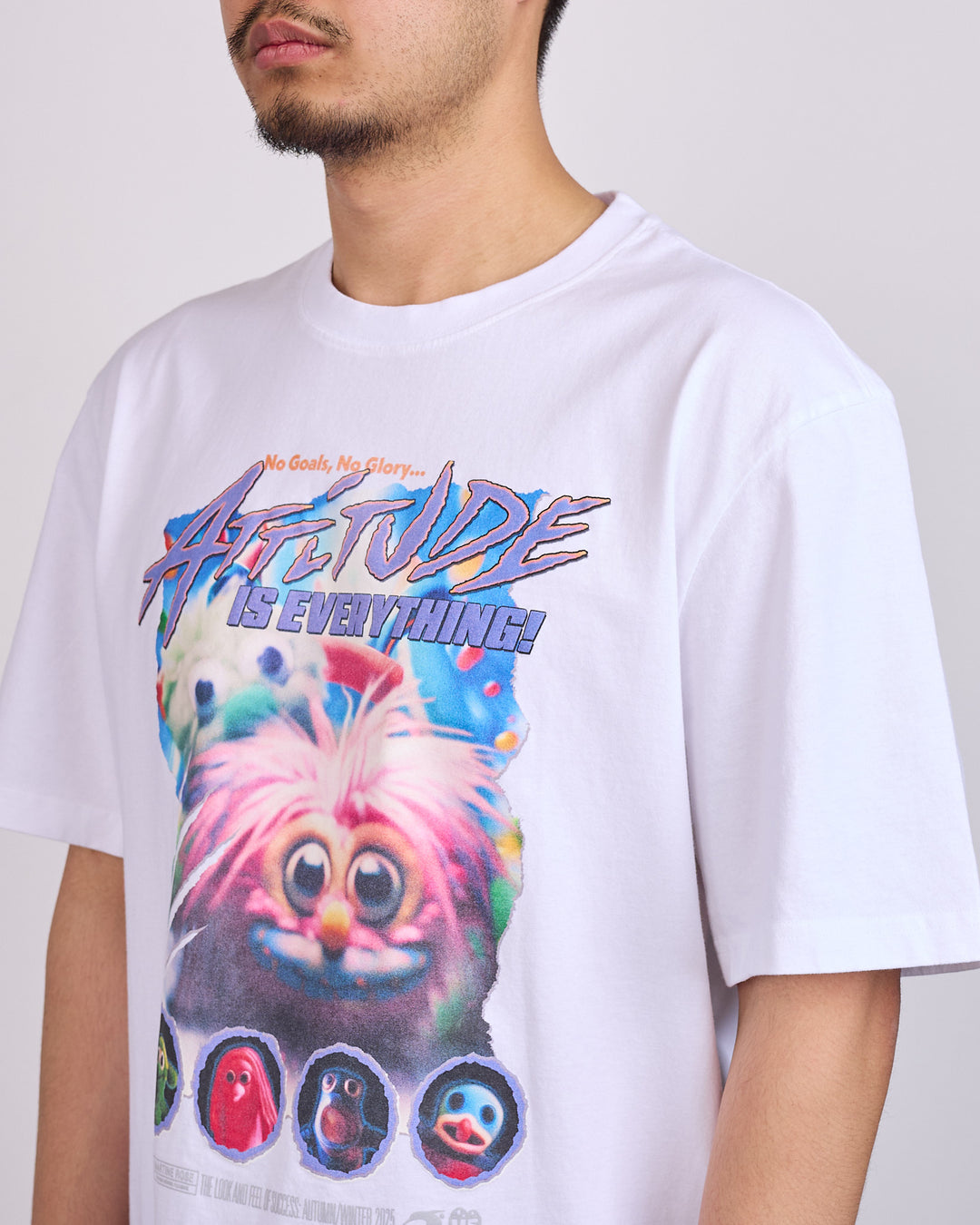 Martine Rose Fuzzies Classic T-Shirt White