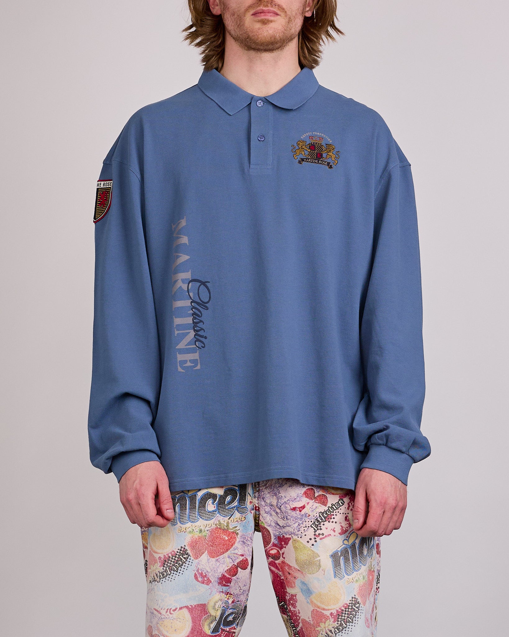 Martine Rose ポロシャツ Martine Rose: ピンク オーバーサイズ 半袖 ポロシャツ | SSENSE 日本
