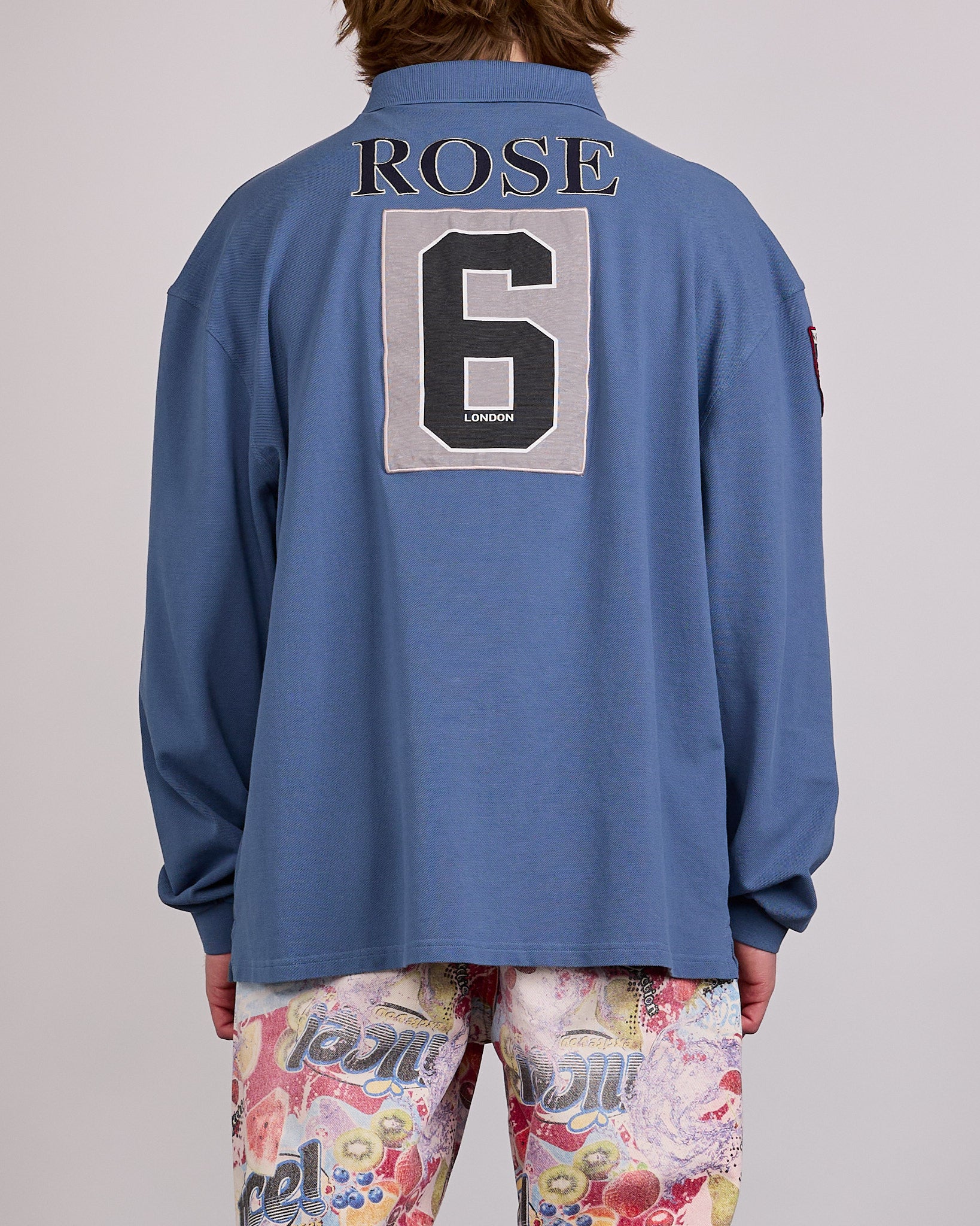 Martine Rose ポロシャツ SSENSE Canada Exclusive Navy & Green Oversized Panelled Polo by