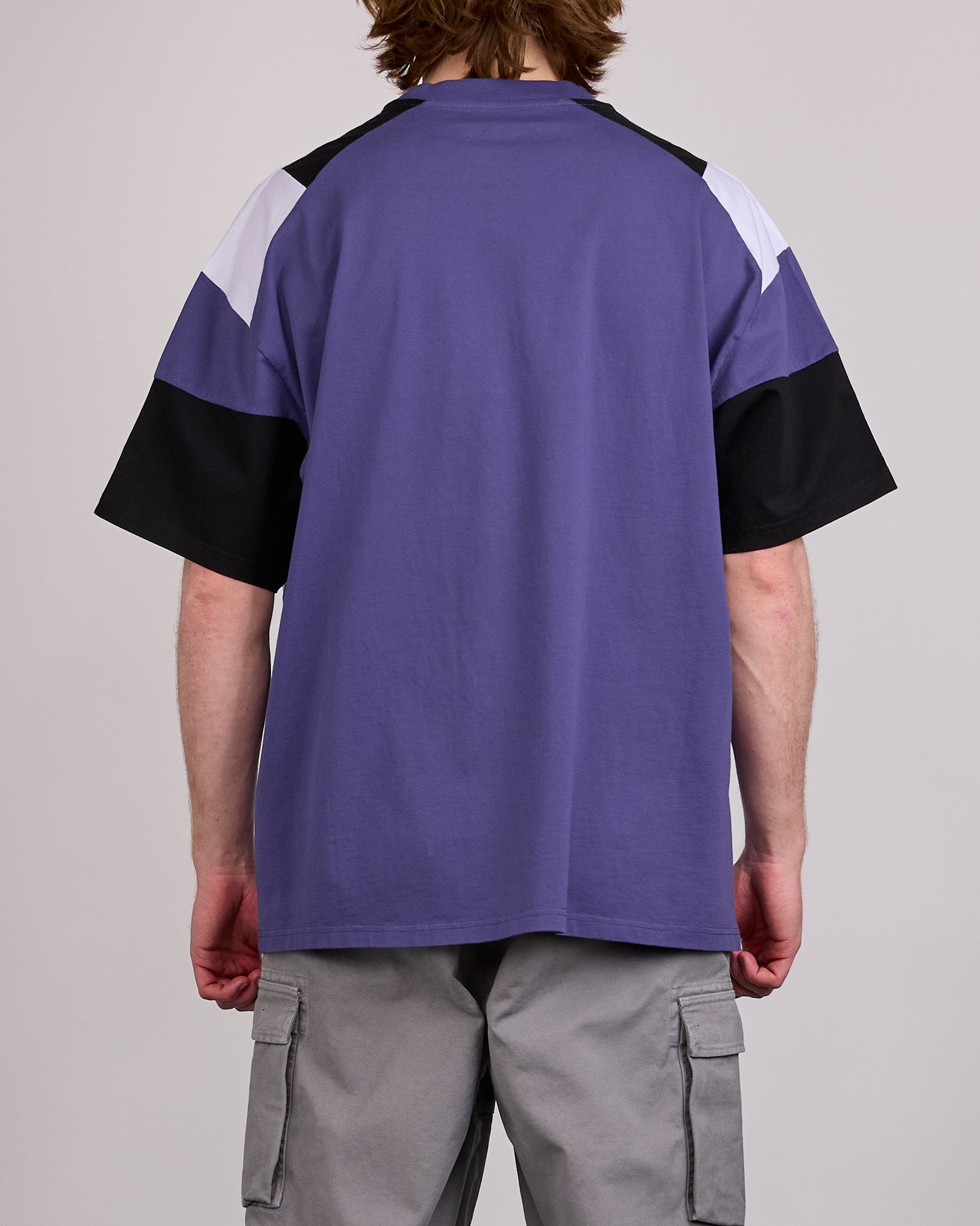 Martine Rose Oversized Panelled T-Shirt Purple Indigo – LESS 17