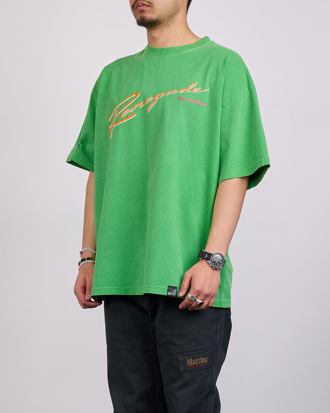 Martine Rose Renegade Oversized T-Shirt Green