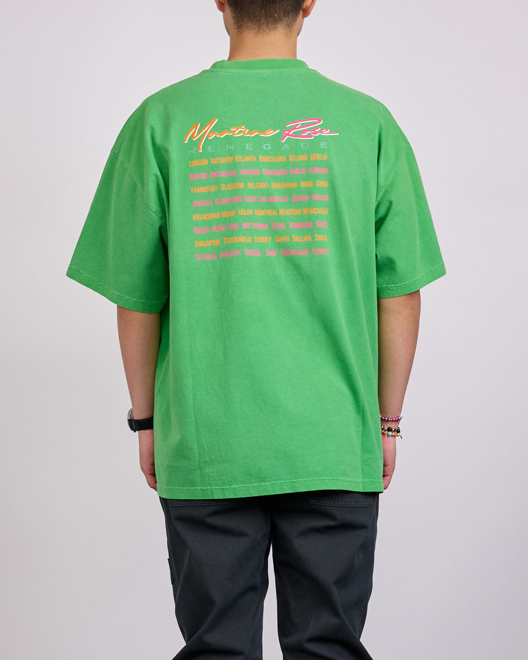 Martine Rose Renegade Oversized T-Shirt Green
