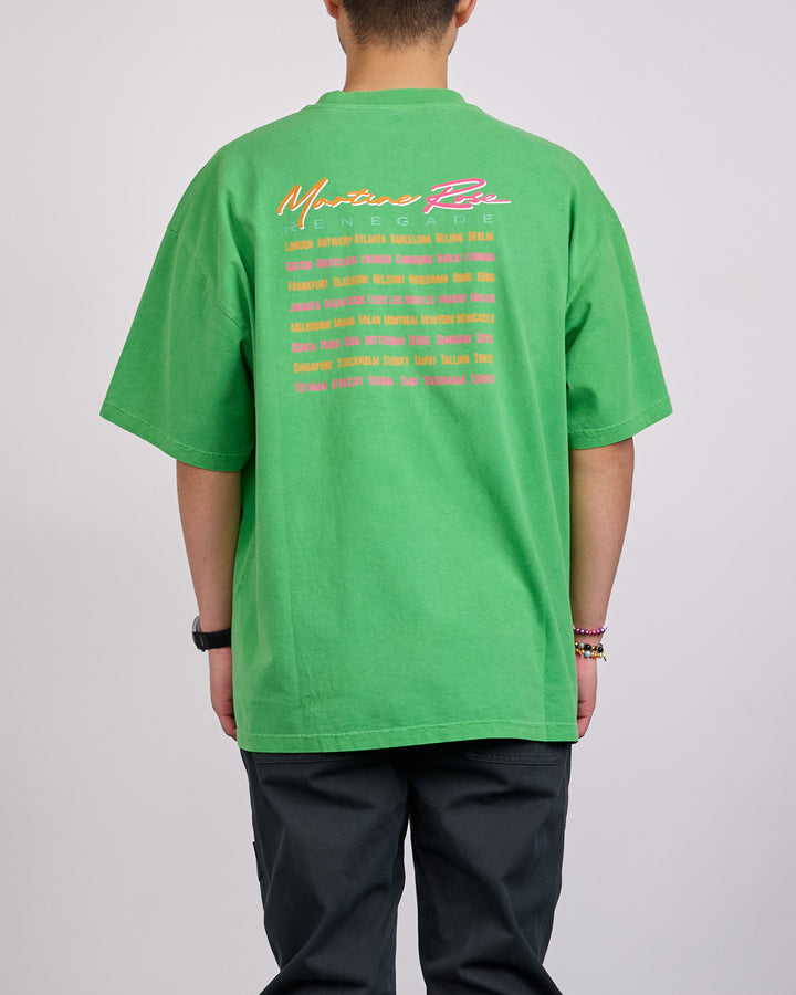 Martine Rose Renegade Oversized T-Shirt Green