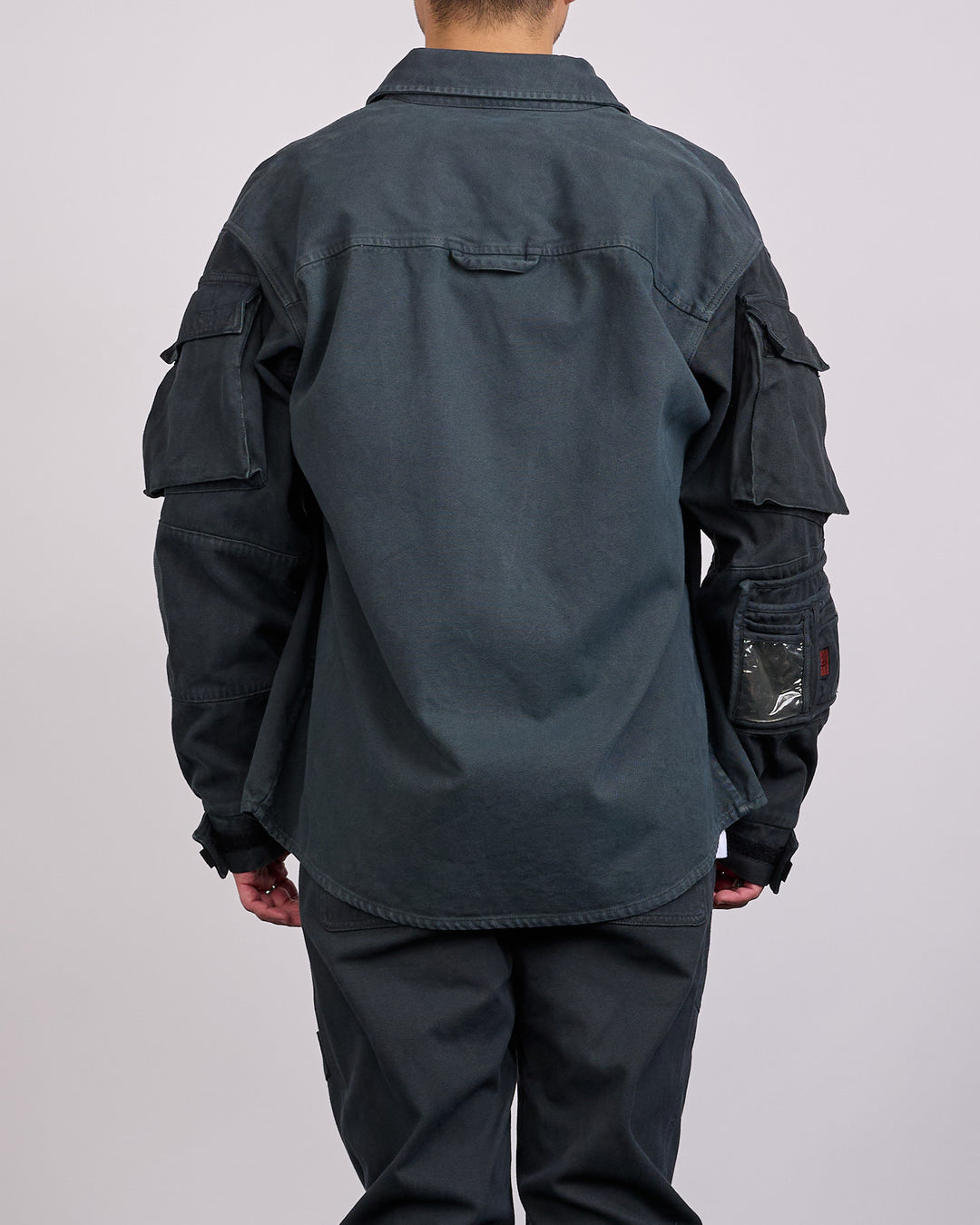 Martine Rose Utility Sleeve Button Shirt Green