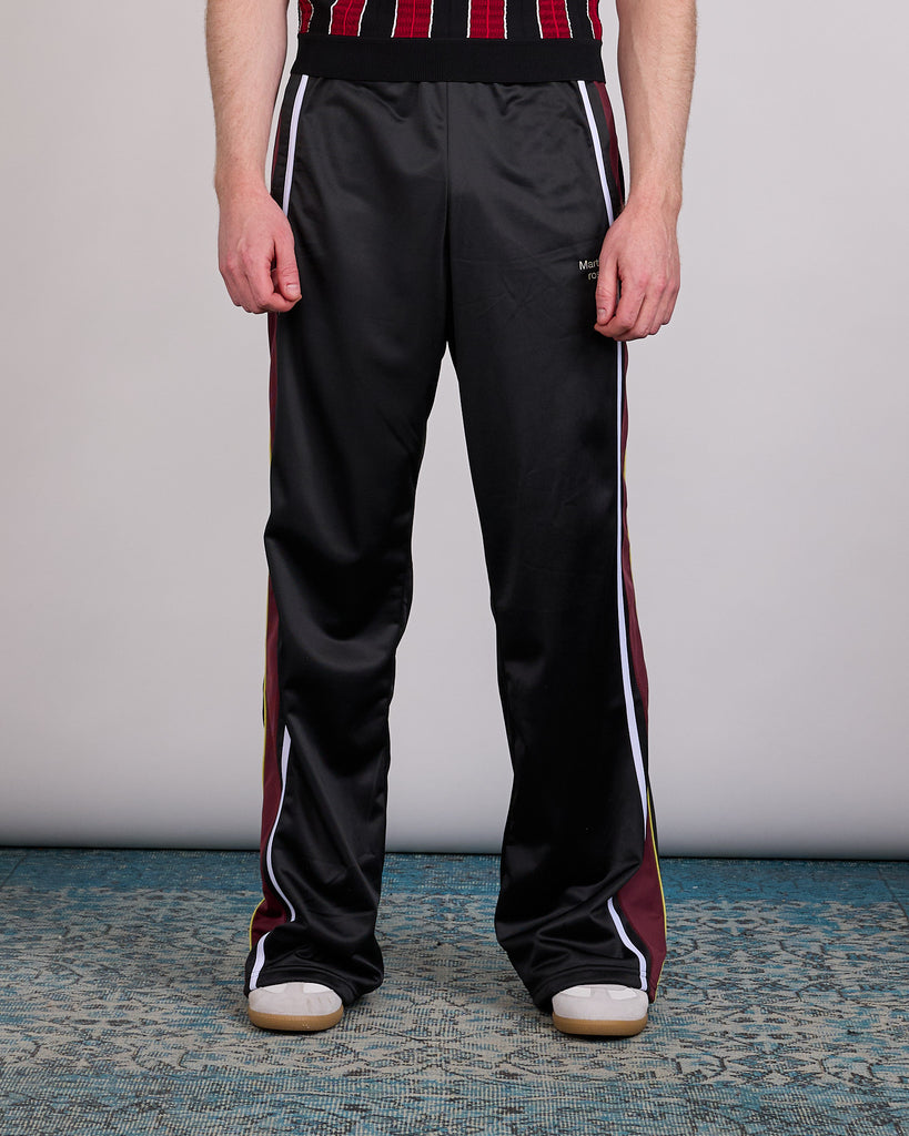 [最終値下げ] Martine Roseワイドレッグ トラックパンツSS24 Martine Rose Wide Leg Trackpant Black Burgundy – LESS 17