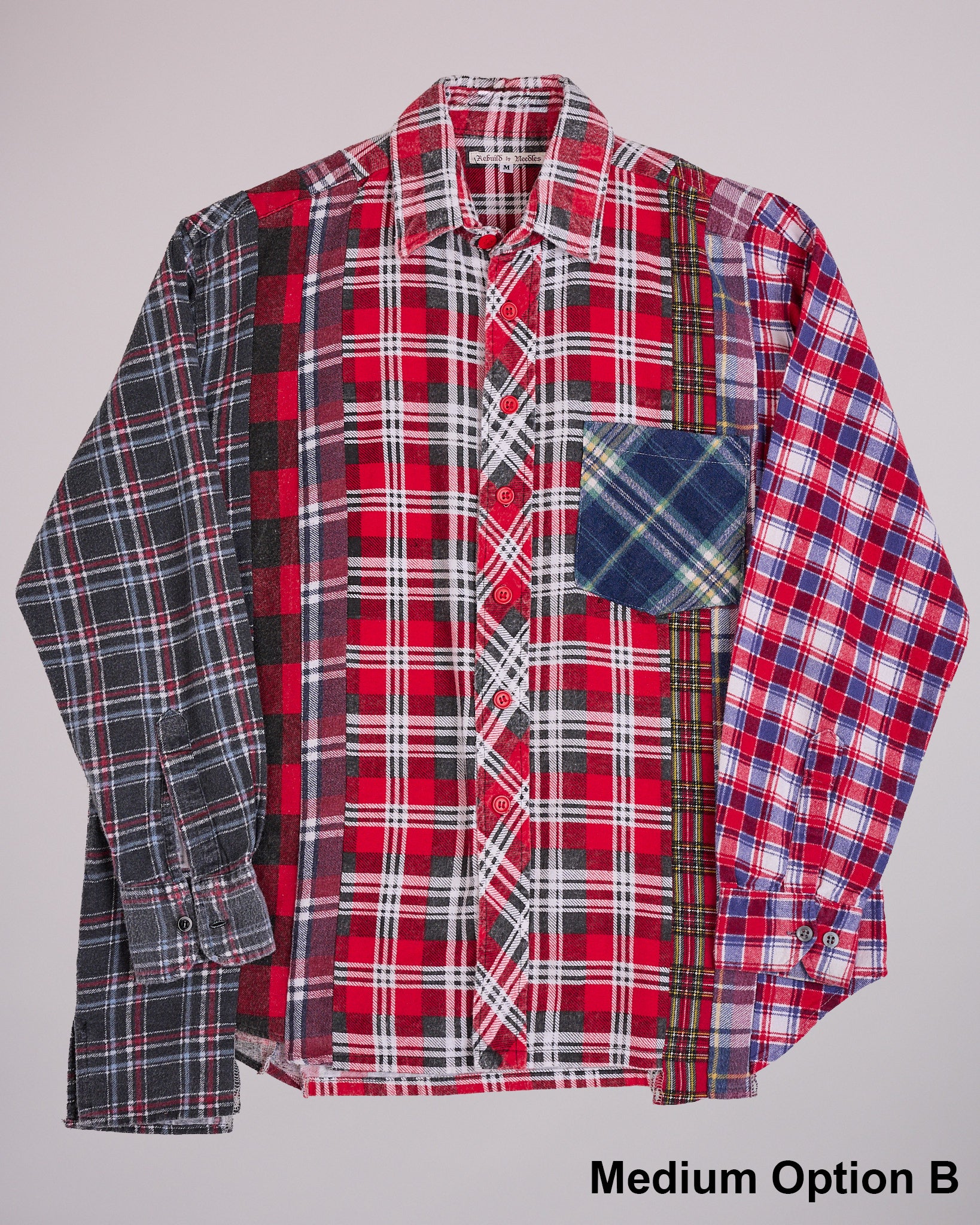 Needles 7-Cuts Flannel Rebuild Button Shirt Assorted Plaids – LESS 17