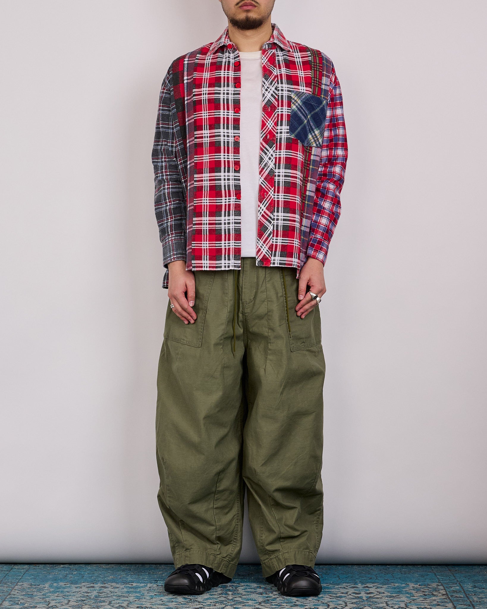 Needles 7-Cuts Flannel Rebuild Button Shirt Assorted Plaids – LESS 17