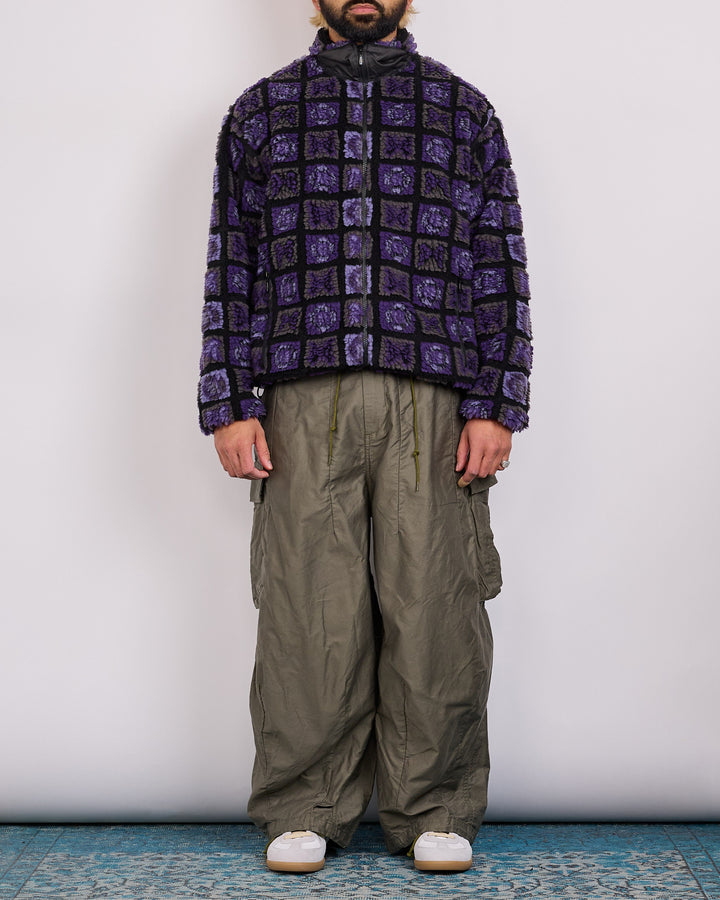 Needles Acrylic Pile Fur Jacket Dark Purple